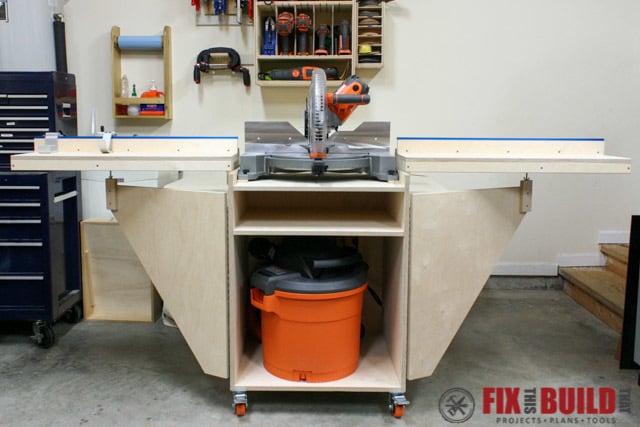 Ana White | Mobile Miter Saw Station - DIY Projects